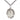 Sterling Silver St. Anthony Mary Claret Catholic patron saint medal necklace 1 inch by three quarter inch with 24 inch chain by Bliss Manufacturing