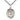 Sterling Silver St. Maron Patron Saint Medal Necklace with 1 inch by 3/4 inch pendant on 24 inch curb chain by Bliss Manufacturing