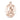14kt solid gold St. Lucy patron saint medal pendant, 1 inch by 3/4 inch, handcrafted by Bliss Manufacturing USA