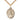 14kt gold filled St. Andre Bessette patron saint medal necklace, 1 inch by 3/4 inch pendant on 24 inch curb chain, handcrafted in USA by Bliss Manufacturing