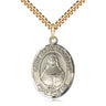 14kt Gold Filled St. Mary MacKillop patron saint medal necklace 1 inch by 3/4 inch on 24 inch chain by Bliss