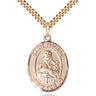 14kt Gold Filled St. Fidelis Catholic patron saint medal necklace with 24 inch chain by Bliss Manufacturing