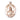 14kt Solid Gold St. Fabian patron saint medal pendant, 1 x 3/4 inch, handcrafted by Bliss Manufacturing USA