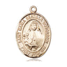 14kt Solid Gold St. Maria Bertilla Boscardin Patron Saint Medal Pendant 1x3/4 handcrafted by Bliss