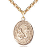 14kt Gold Filled St. Mary Magdalene of Canossa patron saint medal necklace with 24 inch chain by Bliss