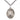 Sterling silver Our Lady of Good Help medal necklace with 24 inch chain handmade by Bliss Manufacturing