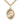14kt Gold Filled St. Jadwiga of Poland Medium Patron Saint Medal Necklace 1 inch x 3/4 inch on 24 inch Chain by Bliss