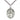 Sterling Silver Guardian Angel Protector Pendant Necklace 1x3/4 inch on 24 inch chain by Bliss