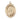 14kt solid gold Guardian Angel of the World medal pendant 1 inch by 3/4 inch handcrafted by Bliss
