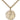 14kt Gold Filled Pope Francis Round Medal Necklace 1 x 5/8 inch pendant with 24 inch chain by Bliss