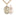 14kt gold filled St. Christopher golf medal necklace with 1 inch pendant on 24 inch curb chain by Bliss
