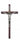 10 inch hand-carved cherry wood Catholic wall crucifix with traditional corpus design in gift box