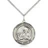 Sterling Silver St. Andrew the Apostle Medal Necklace 3/4 x 5/8 inch with 18 inch chain by Bliss