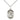 Sterling Silver St. Anthony of Padua Medal Necklace 3/4 x 1/2 inch pendant on 18 inch chain by Bliss USA