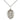 Sterling Silver St. Apollonia Patron Saint Medal Necklace 3/4 x 1/2 inch on 18 inch Chain by Bliss