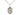 Sterling Silver St. Apollonia Patron Saint Medal Necklace 3/4 x 1/2 inch on 18 inch Chain by Bliss