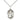Sterling Silver St. Augustine Patron Saint Medal Necklace 3/4 x 1/2 inch with 18 inch Chain by Bliss