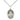 Sterling Silver St. Frances Cabrini Patron Saint Medal Necklace 3/4 x 1/2 inches with 18 inch chain by Bliss