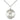 Sterling silver St. Catherine of Siena patron saint medal necklace with 18-inch chain, handcrafted by Bliss Manufacturing