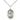Sterling silver St. Catherine of Siena patron saint medal necklace with 18-inch chain, handcrafted by Bliss Manufacturing
