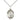 Sterling silver St. Katharine Drexel patron saint medal necklace 3/4 x 1/2 inch with 18 inch chain by Bliss