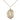 14kt gold filled St. Cecilia patron saint medal necklace with 18-inch chain, handcrafted by Bliss Manufacturing