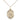 Gold Filled St. Bernadette patron saint medal necklace with 18 inch chain, 3/4 x 1/2 pendant by Bliss