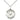 Sterling silver St. Bernadette patron saint medal necklace with 18 inch chain, 3/4 x 5/8 pendant by Bliss