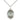 Sterling Silver St. Christopher patron saint medal necklace 3/4 inch pendant 18 inch chain Bliss USA