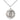 Sterling Silver San Cristobal Patron Saint Medal Necklace 3/4 x 5/8 with 18 inch chain by Bliss