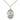 Sterling Silver St. Daniel Patron Saint Medal Necklace 3/4 x 1/2 inches with 18 inch curb chain by Bliss