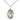 Sterling Silver St. Dennis Patron Saint Medal Necklace 3/4 x 1/2 inches with 18 inch chain by Bliss Manufacturing