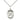 Sterling silver St. Edward the Confessor patron saint medal necklace 3/4 inch with 18 inch chain by Bliss Manufacturing
