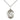 Sterling Silver St. Elizabeth of Hungary Patron Saint Medal Necklace 3/4 x 1/2 inch with 18 inch Chain by Bliss