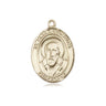 14kt Solid Gold St. Francis de Sales Medal Pendant 3/4 x 1/2 Teacher Patron Saint by Bliss Manufacturing