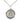 Sterling Silver St. Gabriel the Archangel Patron Saint Medal Necklace 3/4 x 5/8 on 18 inch Curb Chain by Bliss