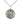 Medium sterling silver St. George dragon slayer patron saint medal necklace - 3/4 x 5/8 inch medal on 18 inch chain - Bliss