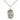 Sterling Silver St. George medium patron saint medal necklace with 18 inch chain by Bliss Manufacturing