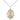 14kt Gold Filled St. Henry II patron saint medal necklace 3/4x1/2 inch on 18 inch curb chain by Bliss