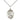 Sterling silver St. Emily de Vialar patron saint medal necklace with 18 inch chain by Bliss Manufacturing