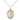 Gold Filled St. Justin Patron Saint Medal Necklace 3/4 x 1/2 inch on 18 inch Chain by Bliss