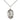 Sterling Silver St. Joshua Patron Saint Medal Necklace 3/4 x 1/2 inch pendant 18 inch chain Bliss