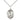 Sterling Silver St. Jude Thaddeus patron saint medal necklace 3/4 inch on 18 inch curb chain by Bliss