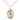 Gold Filled St. Louise de Marillac patron saint medal necklace 3/4 inch x 1/2 inch with 18 inch chain by Bliss Manufacturing