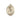 14kt Solid Gold St. Louise de Marillac patron saint medal pendant, 3/4 inch by 1/2 inch, handmade by Bliss