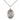 Sterling Silver St. Lazarus Patron Saint Medal Necklace 3/4 x 1/2 inch with 18 inch chain by Bliss Manufacturing