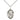 Sterling Silver St Mary Magdalene Medal Necklace 3/4 x 1/2 with 18 inch Chain Handcrafted by Bliss