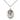 Sterling Silver St. Margaret Mary Alacoque Medal Necklace 3/4 x 1/2 inch with 18 inch Chain by Bliss