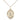 Gold Filled St. Maximilian Kolbe patron saint medal necklace 3/4 x 1/2 inches 18 inch chain Bliss