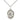 Sterling Silver St. Maximilian Kolbe Patron Saint Medal Necklace 3/4 x 1/2 with 18 inch Chain by Bliss